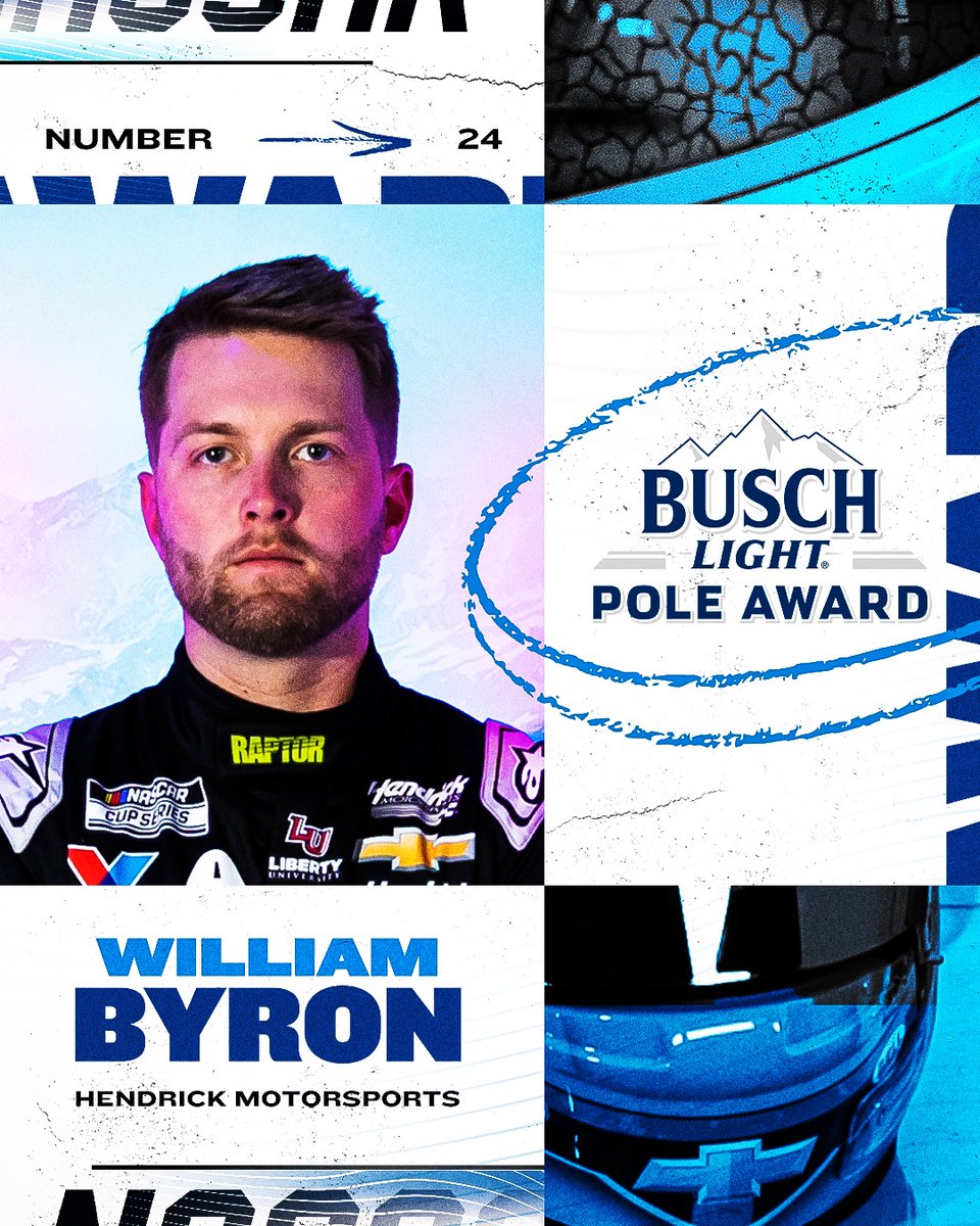NASCAR (@nascar) on Twitter photo He earns his 14th career #BuschLightPole!
<a href="/WilliamByron/">William Byron</a> will start first for tomorrow's race at <a href="/phoenixraceway/">Phoenix Raceway</a>. He earns his 14th career #BuschLightPole!
<a href="/WilliamByron/">William Byron</a> will start first for tomorrow's race at <a href="/phoenixraceway/">Phoenix Raceway</a>.