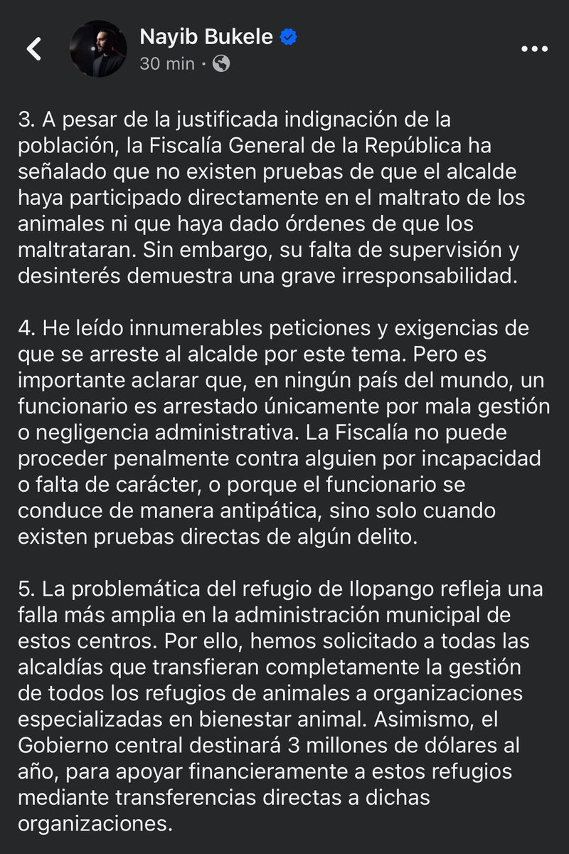 ingmarbatres's tweet photo. POLIPET, @ibaelsalvador y @chivopets serán cerrados, las razones las explicó @nayibbukele a través de Facebook. https://t.co/rMVJYyEzuB