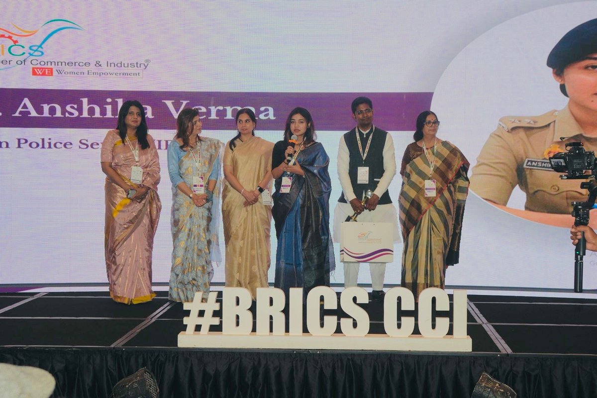 Greatly humbled to be felicitated as “Women trailblazer youth icon” by BRICS CCI @bricscci at the 5th Annual Summit on Women Changemakers. 
Honored to find mention in the “Commemorative Coffee Table Book” launched at the event by Hon Delhi CM Smt. Rekha Gupta.