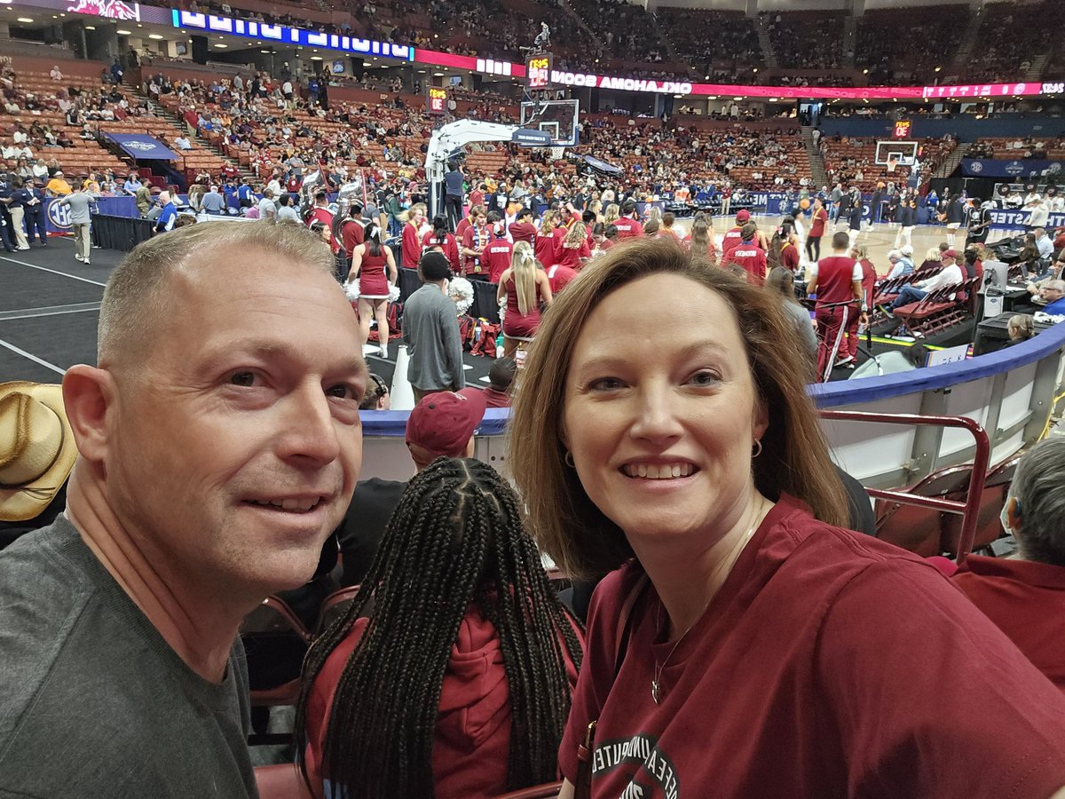 Here to watch <a href="/GamecockWBB/">South Carolina Women's Basketball</a> take in Oklahoma.  Let's go Cocks!!