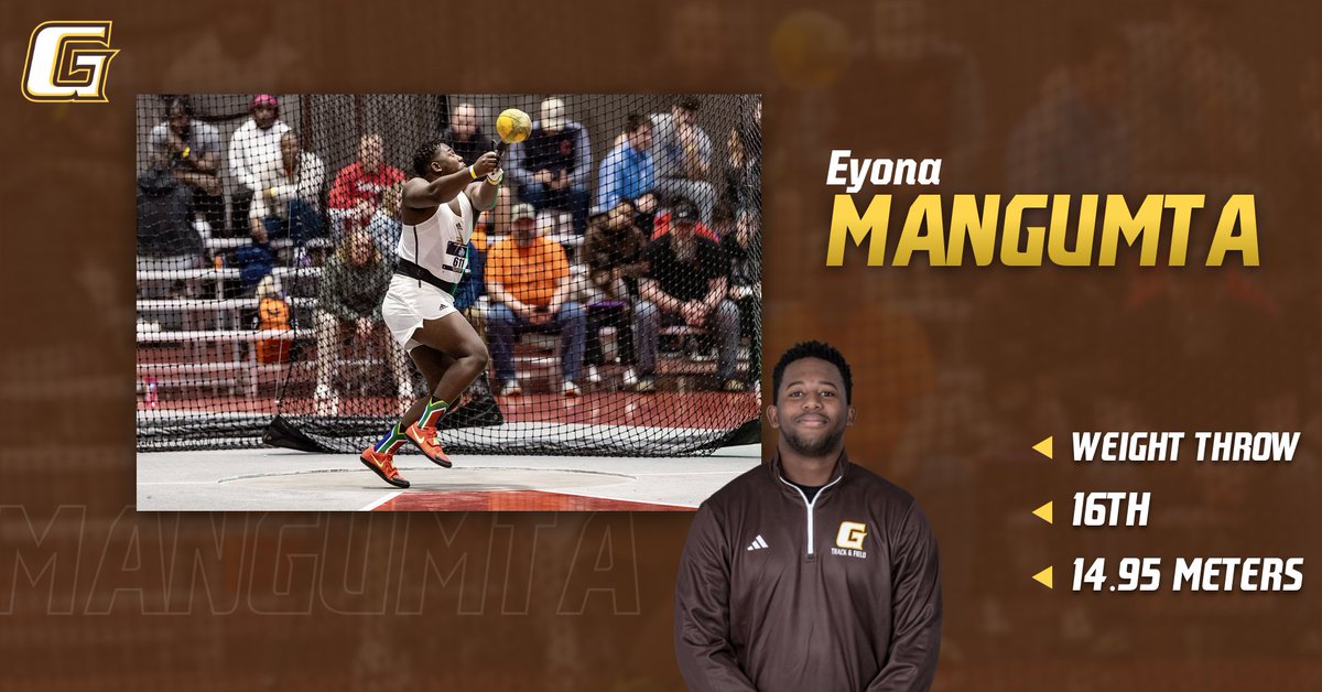 Broncbuster Athletics (@sportsbuster) on Twitter photo Eyona Mangumta finished 16th in the Mens Weight Throw with a distance of 14.95m (49’ 0.75”) at the NJCAA Indoor Nationals in Lubbock, TX.
Link: live.pttiming.com/?mid=7609
<a href="/gccc_xctf/">GCCC XC/Track</a> Eyona Mangumta finished 16th in the Mens Weight Throw with a distance of 14.95m (49’ 0.75”) at the NJCAA Indoor Nationals in Lubbock, TX.
Link: live.pttiming.com/?mid=7609
<a href="/gccc_xctf/">GCCC XC/Track</a>
