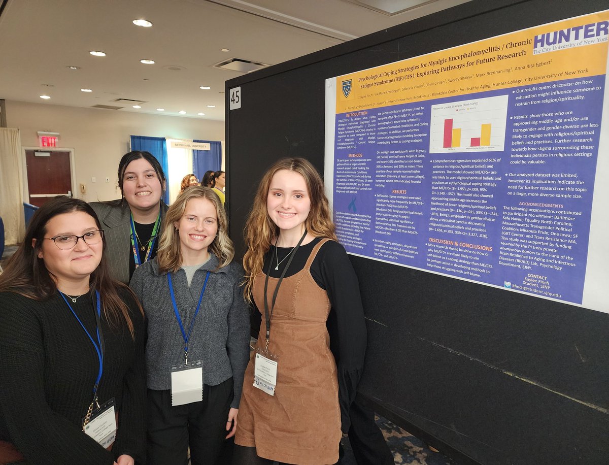 Brain Resilience to Aging & Infectious DiseasesLab (@braid_lab_sjny) on Twitter photo One more presentation of research on psychological coping strategies for people with chronic fatigue syndrome delivered by Kaylee Finch, <a href="/stjoesny/">St. Joseph's University New York</a> Student and <a href="/braid_lab_sjny/">Brain Resilience to Aging & Infectious DiseasesLab</a> Research Assistant, for the EPA 2025 Annual Convention in NYC <a href="/EasternPsychol/">EasternPsychological</a> <a href="/PsiChiHonor/">Psi Chi</a> One more presentation of research on psychological coping strategies for people with chronic fatigue syndrome delivered by Kaylee Finch, <a href="/stjoesny/">St. Joseph's University New York</a> Student and <a href="/braid_lab_sjny/">Brain Resilience to Aging & Infectious DiseasesLab</a> Research Assistant, for the EPA 2025 Annual Convention in NYC <a href="/EasternPsychol/">EasternPsychological</a> <a href="/PsiChiHonor/">Psi Chi</a>