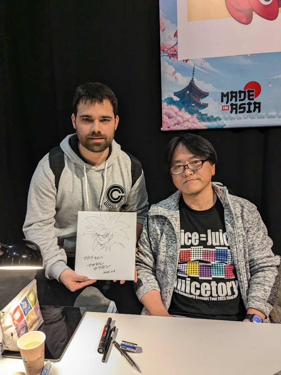 adrianrios89's tweet image. Esto es lo más increíble que me ha pasado en mi vida como coleccionista y apasionado por la animación.
Gracias Katsuyoshi Nakatsuru. Necesitaré un tiempo para digerirlo.