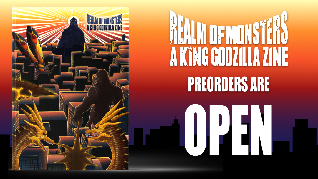 Pre-orders NOW OPEN! 
Half our proceeds go to Doctors without Borders!
See bundles below 👇  

Shop: godzillazine.bigcartel.com