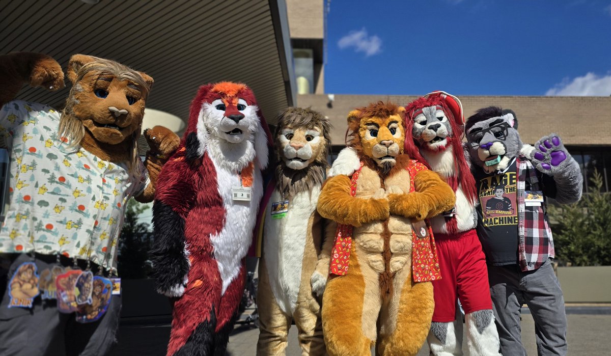 The <a href="/ByCats4Cats/">BC4C: More than meow.</a> group here at #furthemore2025 🥰