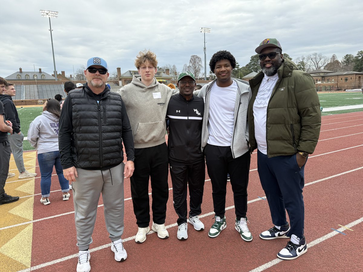 Will Shields 2026 QB (@will3shields) on Twitter photo Had a great time today at William & Mary. Loved seeing the Spring game and the facilities! <a href="/CoachB_Randall/">Coach Bryan Randall</a> <a href="/CoachOctober/">Winston October</a> <a href="/DLRunStoppers/">Keenan Carter Sr.</a> <a href="/CoachMikeLondon/">Mike London Sr. โ๏ธ</a> Had a great time today at William & Mary. Loved seeing the Spring game and the facilities! <a href="/CoachB_Randall/">Coach Bryan Randall</a> <a href="/CoachOctober/">Winston October</a> <a href="/DLRunStoppers/">Keenan Carter Sr.</a> <a href="/CoachMikeLondon/">Mike London Sr. โ๏ธ</a>