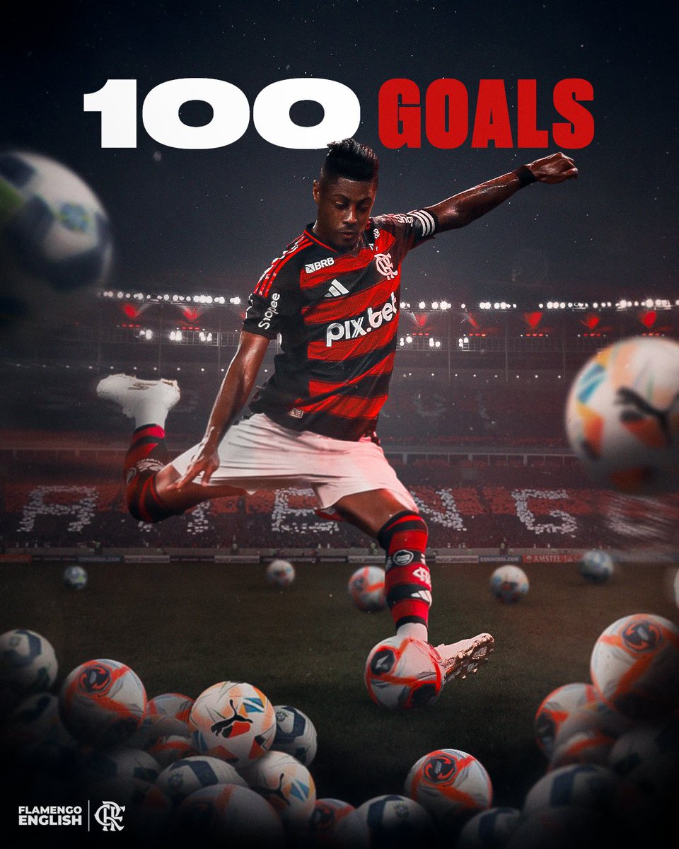 100 GOALS FOR THE CLUB! BRUNO HENRIQUE 👑⚽️