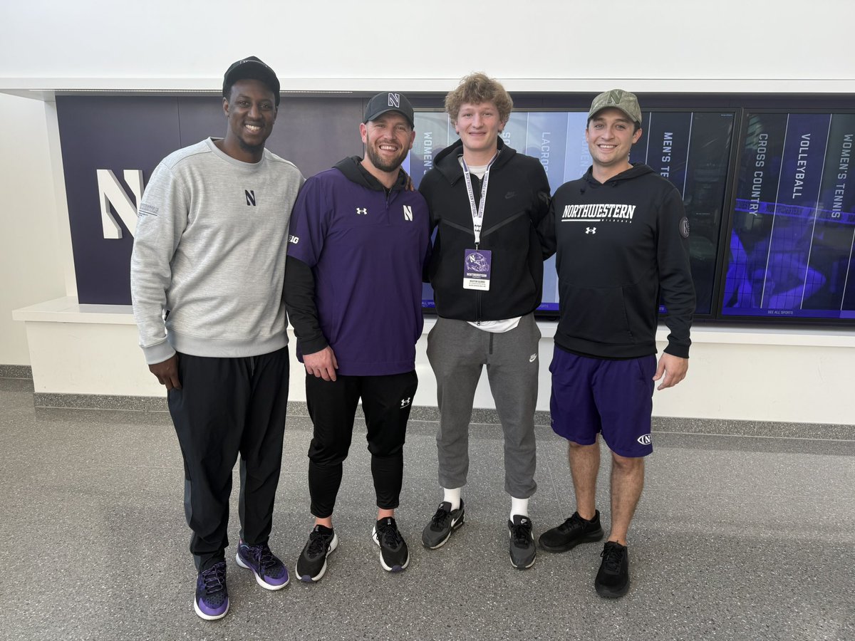 Keaton Reinke (@keaton_reinke) on Twitter photo Had a great time at <a href="/NUFBFamily/">Northwestern Football</a> watching the first padded practice of the year! Excited to get back this summer for an official visit! <a href="/DavidBraunFB/">David Braun</a> <a href="/ArmonBinns/">A.B.</a> <a href="/CoachLujan/">Zach Lujan</a> <a href="/SCNFBOFFICIAL/">Official North Star Football Account</a> <a href="/robertpomazak/">Robert Pomazak</a> <a href="/PrepRedzoneIL/">Prep Redzone Illinois</a> <a href="/OJW_Scouting/">PrepRedzone Oliver</a> <a href="/EDGYTIM/">Timothy โEDGYTIMโ OHalloran</a> <a href="/AllenTrieu/">Allen Trieu</a> <a href="/HSFBscout/">Jake Lemming</a> <a href="/IamClint_C/">Clint Cosgrove</a> Had a great time at <a href="/NUFBFamily/">Northwestern Football</a> watching the first padded practice of the year! Excited to get back this summer for an official visit! <a href="/DavidBraunFB/">David Braun</a> <a href="/ArmonBinns/">A.B.</a> <a href="/CoachLujan/">Zach Lujan</a> <a href="/SCNFBOFFICIAL/">Official North Star Football Account</a> <a href="/robertpomazak/">Robert Pomazak</a> <a href="/PrepRedzoneIL/">Prep Redzone Illinois</a> <a href="/OJW_Scouting/">PrepRedzone Oliver</a> <a href="/EDGYTIM/">Timothy โEDGYTIMโ OHalloran</a> <a href="/AllenTrieu/">Allen Trieu</a> <a href="/HSFBscout/">Jake Lemming</a> <a href="/IamClint_C/">Clint Cosgrove</a>