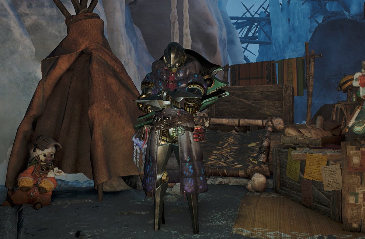 NotAvailable501's tweet image. After I finally started doing the side quests (HR55) I found where everyone was getting the robot armor