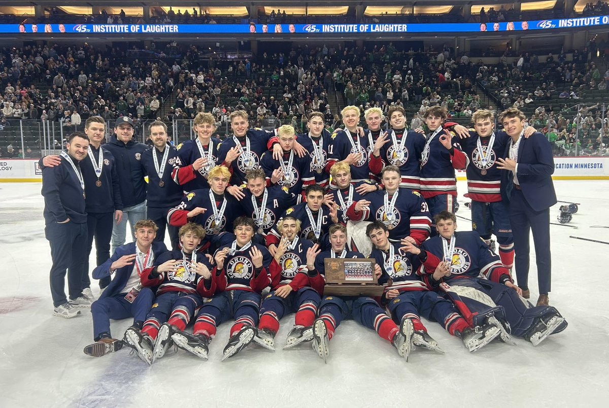 The Spartans cap off their incredible season with a 5-1 victory against Hibbing to place 3rd in State!