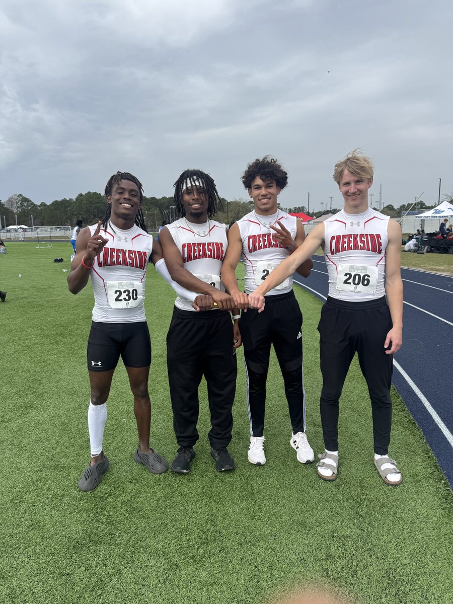 Creekside Boys drops a US #1 40.09 in 4x100….shh…