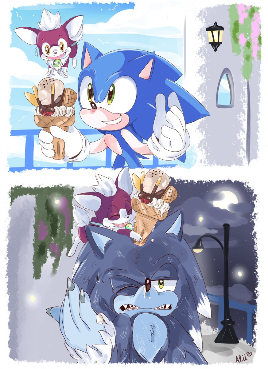 piink__rose's tweet image. my favorite Sonic game! ☀️🌙
#SonicUnleashed #SonicTheHedgehog