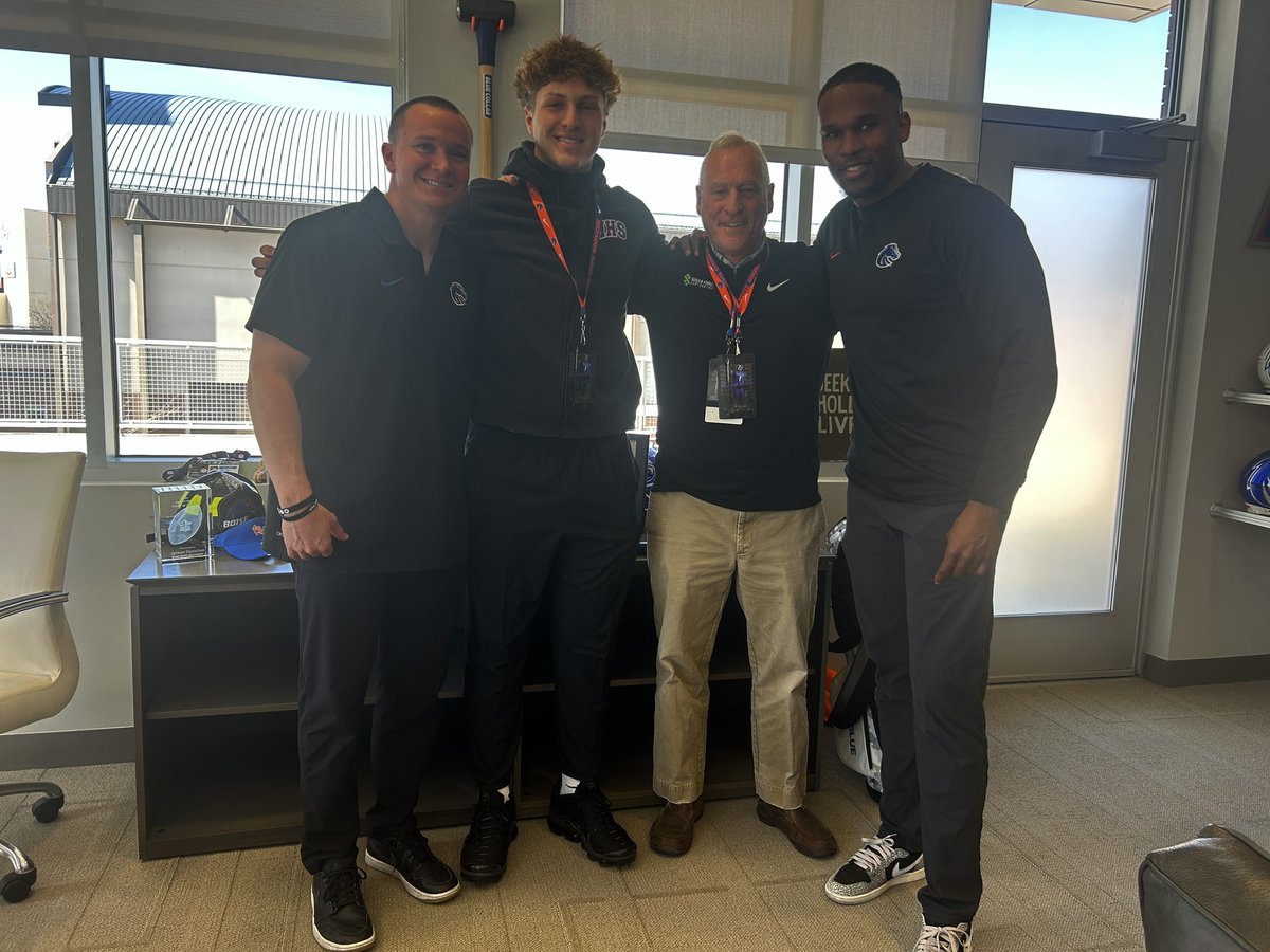 3⭐️Adel Dorr (@dorr_adel) on Twitter photo After a great visit and an amazing meeting with <a href="/Coach_SD/">Spencer Danielson</a> I am blessed to receive my 5th D1 scholarship offer to Boise State! All glory to god. #AGTG
<a href="/JabrilFrazier/">Jabril Frazier</a> <a href="/DwashBSU/">Demitri Washington</a> <a href="/BroncoSportsFB/">Boise State Football</a> <a href="/issaquahfb/">Issaquah Football</a> <a href="/CoachJoshuazb/">Joshua Brookshire</a> <a href="/TFordFSP/">Tracy Ford</a> <a href="/BrandonHuffman/">Brandon Huffman</a> <a href="/PrepRedzoneWA/">Prep Redzone Washington</a> <a href="/NickFarman55/">Nick Farman M.S.</a> After a great visit and an amazing meeting with <a href="/Coach_SD/">Spencer Danielson</a> I am blessed to receive my 5th D1 scholarship offer to Boise State! All glory to god. #AGTG
<a href="/JabrilFrazier/">Jabril Frazier</a> <a href="/DwashBSU/">Demitri Washington</a> <a href="/BroncoSportsFB/">Boise State Football</a> <a href="/issaquahfb/">Issaquah Football</a> <a href="/CoachJoshuazb/">Joshua Brookshire</a> <a href="/TFordFSP/">Tracy Ford</a> <a href="/BrandonHuffman/">Brandon Huffman</a> <a href="/PrepRedzoneWA/">Prep Redzone Washington</a> <a href="/NickFarman55/">Nick Farman M.S.</a>