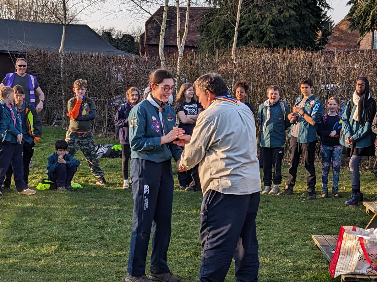 Well done to our Scouts who took part in the <a href="/NLScoutDistrict/">North London Scout District</a> Winter 'Mad' Hike in a sunny Broxbourne today! ☀️🥾

Congratulations to Wolves Patrol, who came within just a few points of winning &amp; Lydia who was given a special award for helping another group with some first aid!