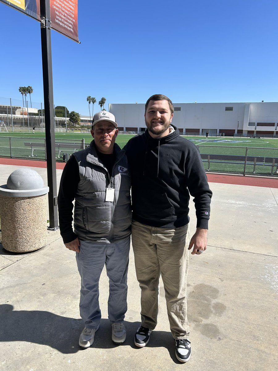 Thank you <a href="/FBWarriorsECC/">ECC Football</a> and <a href="/ECCFootballHC/">ECC Head Football Coach Giff</a> for the visit!