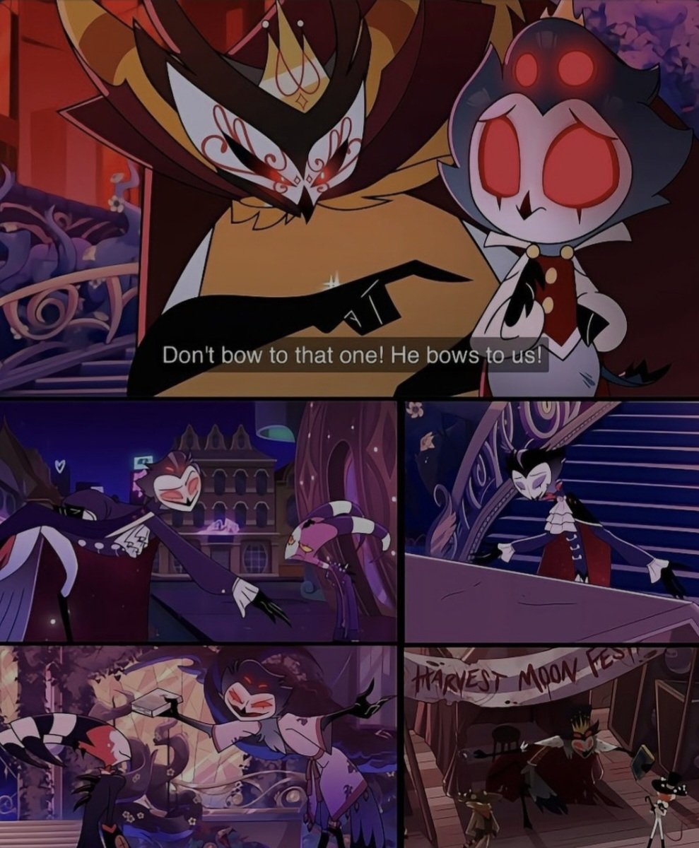 Just Stolas continuing to bow to Blitz even years after his father's words ✨ #Stolitz #Stolas #HelluvaBoss