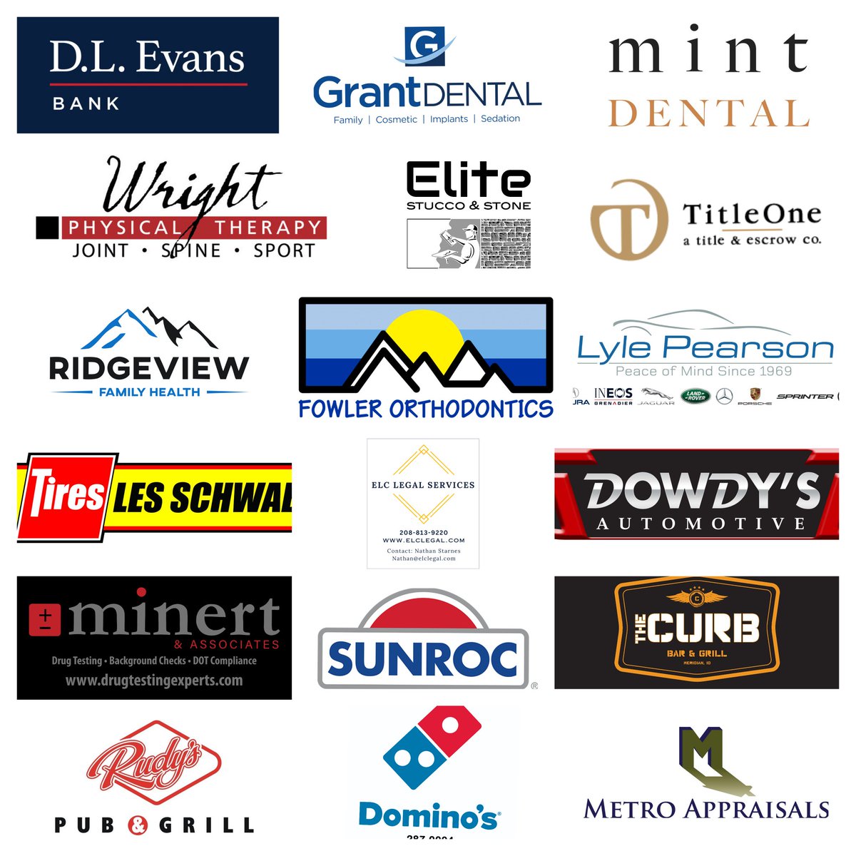 Huge THANK YOU to all our Corporate Sponsors this season! We appreciate our community partners - big part of our program!🤘🏻🤘🏻