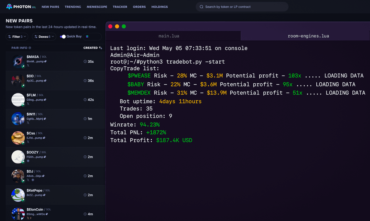 $187K profit in 4 days!

This bot prints money with a 94% win rate .

Automatic copying - trades the best games
Scans risk/reward in real time
Catching 100 times before the crowd

If you are still trading manually, you are already too late. Here's how it works 🧵👇
