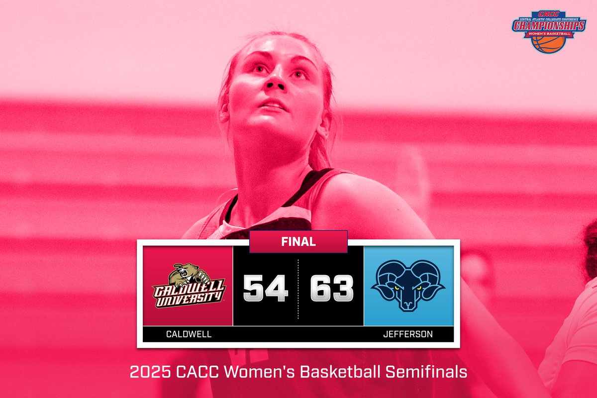Central Atlantic Collegiate Conference (@cacc01) on Twitter photo .<a href="/JeffersonRams/">Jefferson Rams π</a> has moved on to the championship final of the 2025 #CACC Women's Basketball Tournament and will face <a href="/GoHFUTigers/">Holy Family Tigers</a> on Sunday at noon at Jefferson for the title. .<a href="/JeffersonRams/">Jefferson Rams π</a> has moved on to the championship final of the 2025 #CACC Women's Basketball Tournament and will face <a href="/GoHFUTigers/">Holy Family Tigers</a> on Sunday at noon at Jefferson for the title.