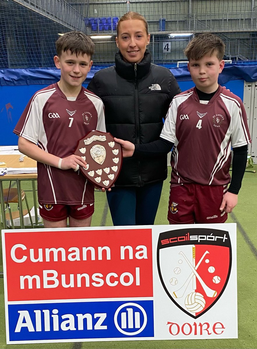 Doire GAA mBunscol (@doire_mbunscol) on Twitter photo Congratulations to St. Columba’s PS Kilrea and St. Canice’s PS Feeny on winning the <a href="/cnambnaisiunta/">Cumann na mBunscol</a> indoor camogie and hurling county competitions this week. Fantastic performances throughout the day by all!
#AllianzCNMB
<a href="/BanagherGAC/">Beannchar CLG</a>
<a href="/KilreaGAC/">Kilrea GAC</a> Congratulations to St. Columba’s PS Kilrea and St. Canice’s PS Feeny on winning the <a href="/cnambnaisiunta/">Cumann na mBunscol</a> indoor camogie and hurling county competitions this week. Fantastic performances throughout the day by all!
#AllianzCNMB
<a href="/BanagherGAC/">Beannchar CLG</a>
<a href="/KilreaGAC/">Kilrea GAC</a>