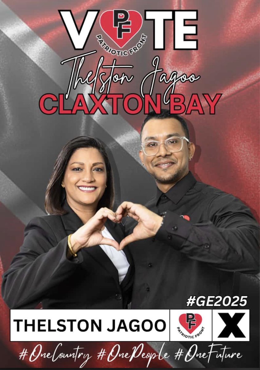 Candidate for #ClaxtonBay #GE2025 #Trinbago #Trinidad and #Tobago