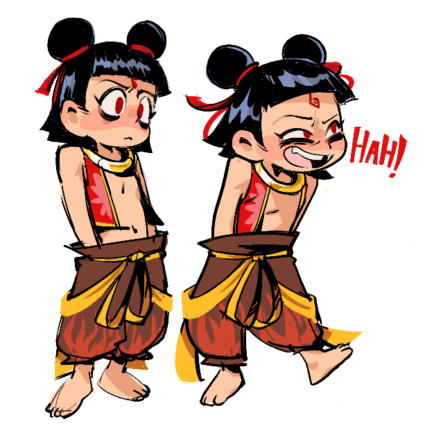 #nezha after he got hitted by my stylization beam