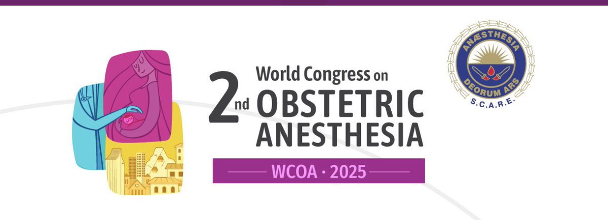 #WCOA2025 in Medellin will be a fantastic #ObAnes reunion with speakers affiliated with <a href="/wfsaorg/">WFSA</a> <a href="/OAAinfo/">OAA</a> <a href="/SOAPHQ/">SOAP</a> <a href="/ESAIC_org/">ESAIC</a> <a href="/IJOA_Journal/">International Journal of Obstetric Anesthesia</a> <a href="/scarecolombia/">S.C.A.R.E.</a> <a href="/clasanews/">clasanews</a> 

wcoa2025.com

Everything you ever wanted to know &amp; discuss about 
✅ neuraxial labor analgesia 
✅