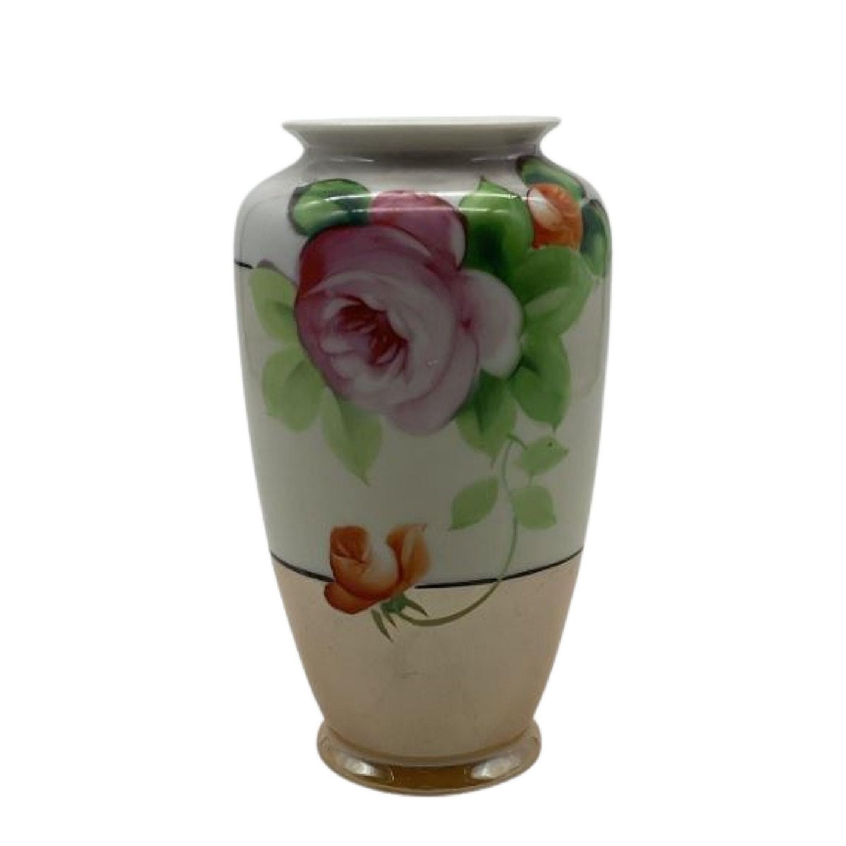 JunkYardBlonde's tweet image. Vintage Hand Painted Lusterware Floral Vase, Chikaramachi, Japan, 7" Tall, Free Shipping tuppu.net/e1752988 #JunkYardBlonde #Etsy #Lusterware