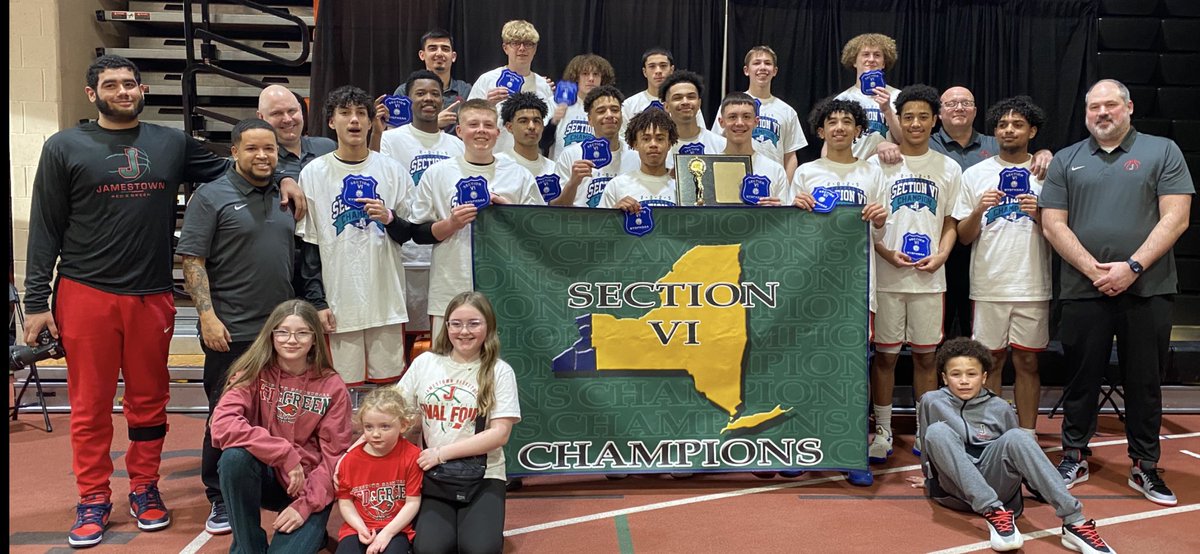 2025 Class AAA
Section VI 
Champions 🏆

Jamestown Red &amp; Green