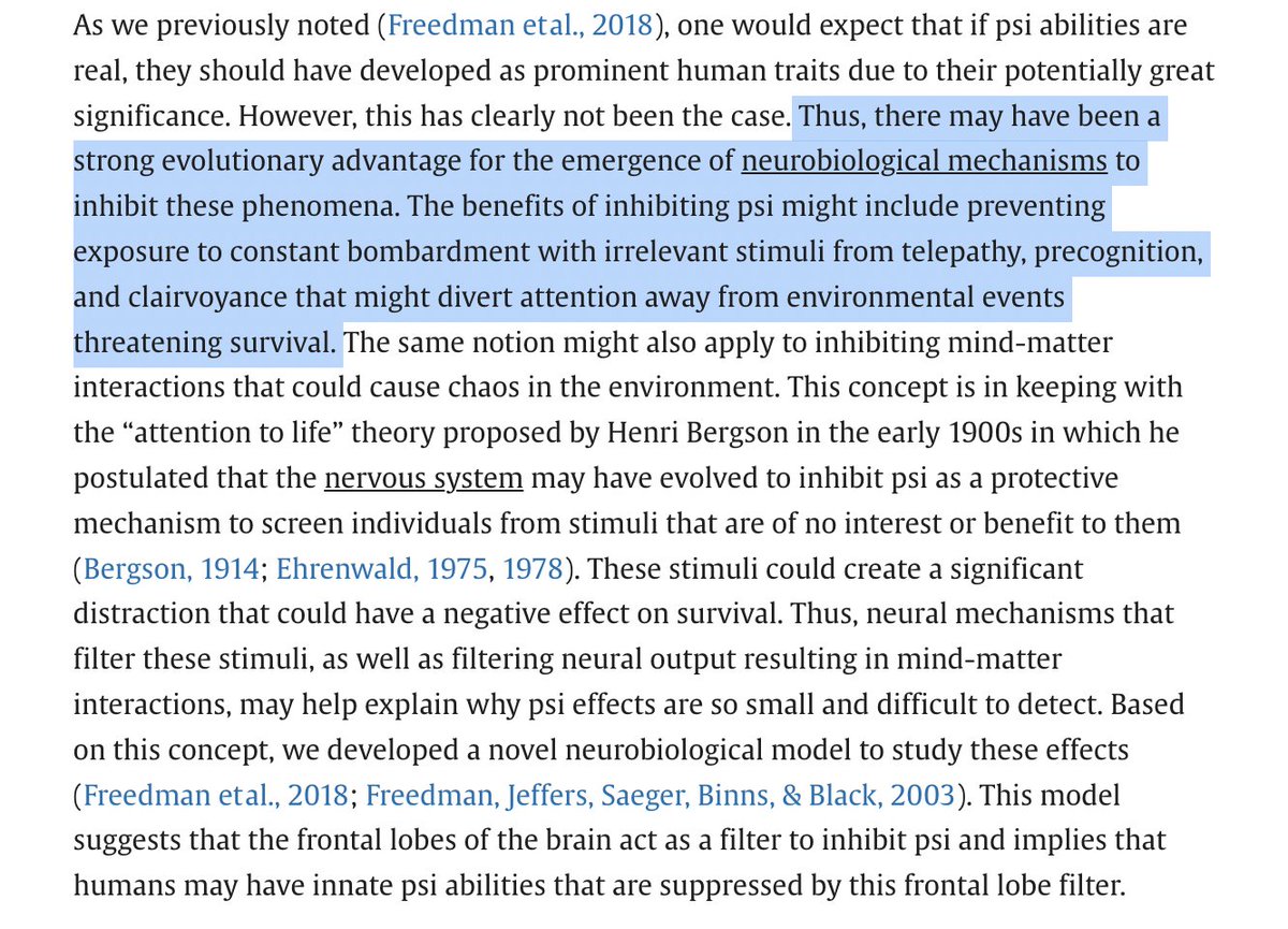 AlpacaAurelius's tweet image. Insane new study: researchers argue we all have telepathic abilities, but the mind acts as a filter preventing them.

We have latent clairvoyant, telepathic and matter bending powers but our brain filters this out for survival purposes.

Quiet your mind and regain your…