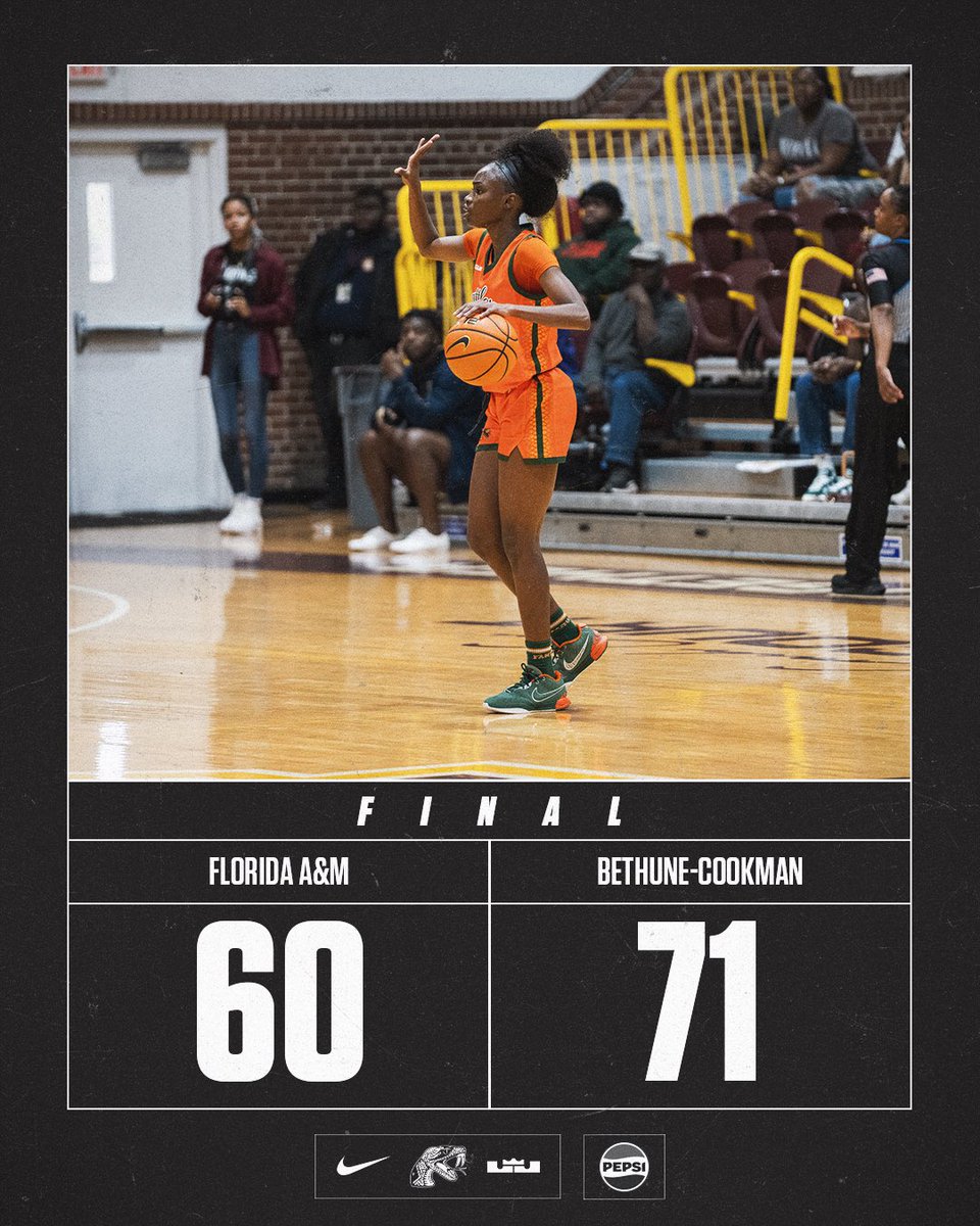 Florida A&M Womenโs Basketball ๐ (@famu_wbb) on Twitter photo ๐๐ถ๐ป๐ฎ๐น.
The Rattlers fall against BCU.
#FAMU | #Rattlers | #FangsUp๐ ๐๐ถ๐ป๐ฎ๐น.
The Rattlers fall against BCU.
#FAMU | #Rattlers | #FangsUp๐