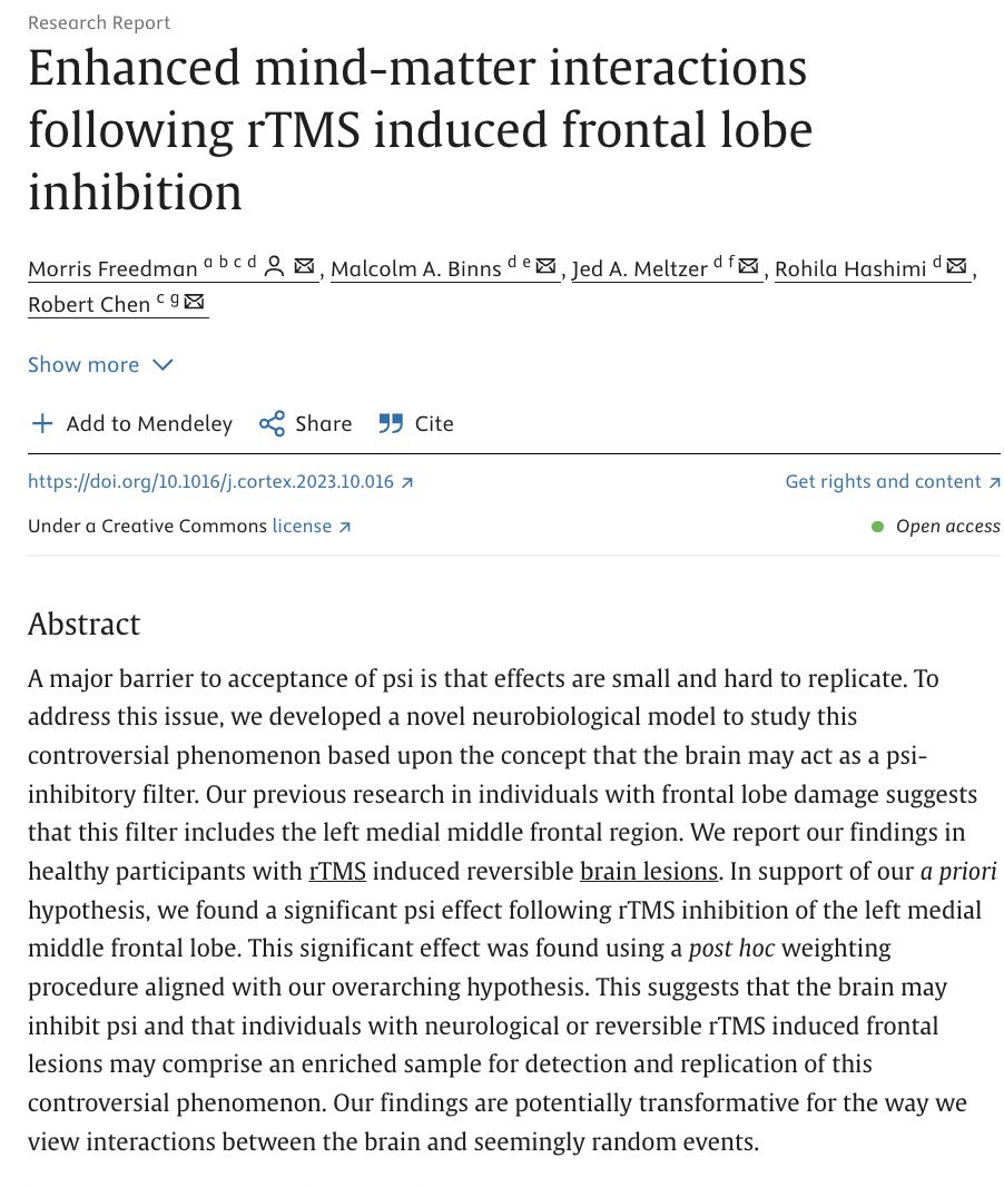 AlpacaAurelius's tweet image. Insane new study: researchers argue we all have telepathic abilities, but the mind acts as a filter preventing them.

We have latent clairvoyant, telepathic and matter bending powers but our brain filters this out for survival purposes.

Quiet your mind and regain your…