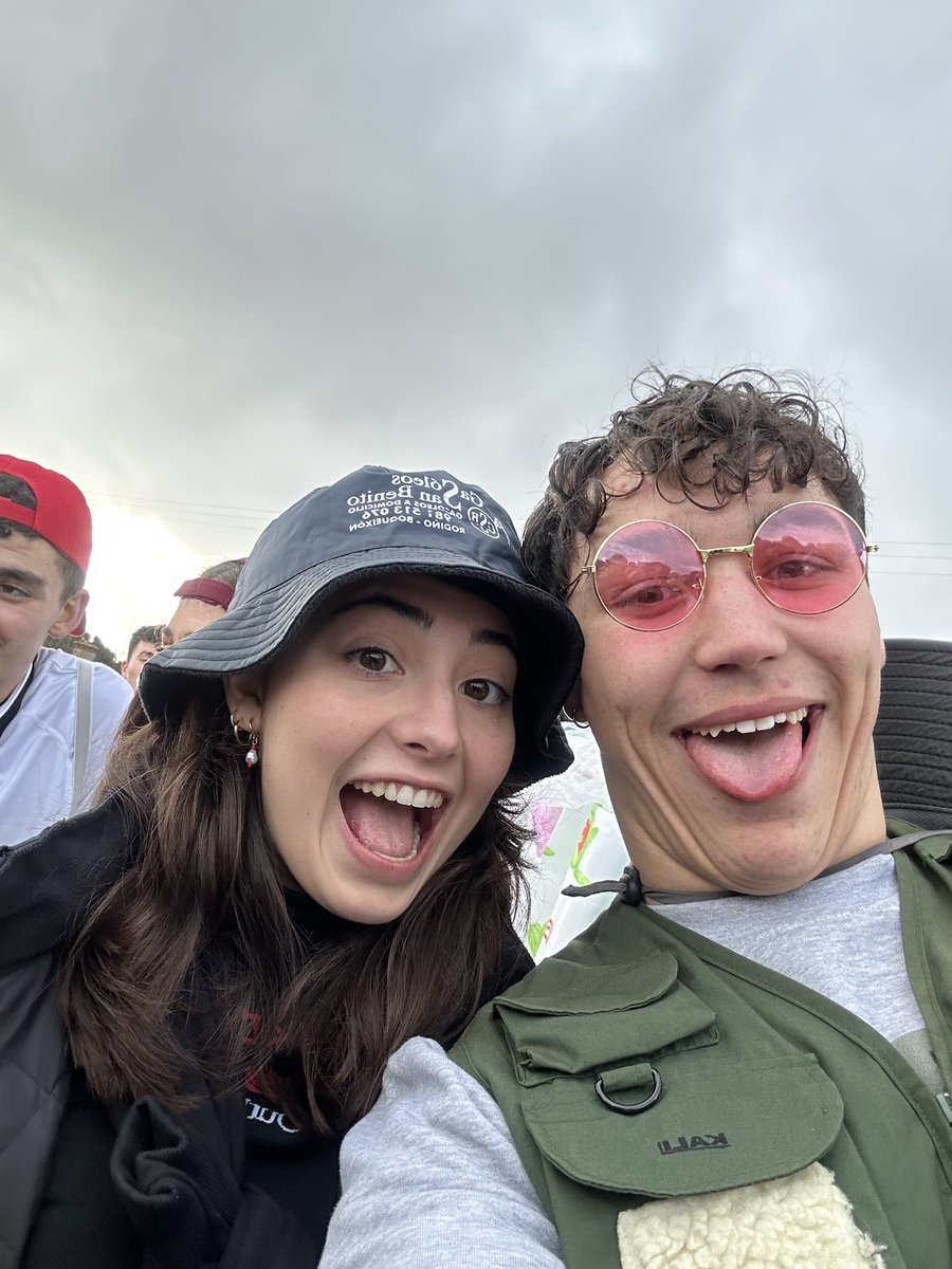 Lulú y yo llenandonos