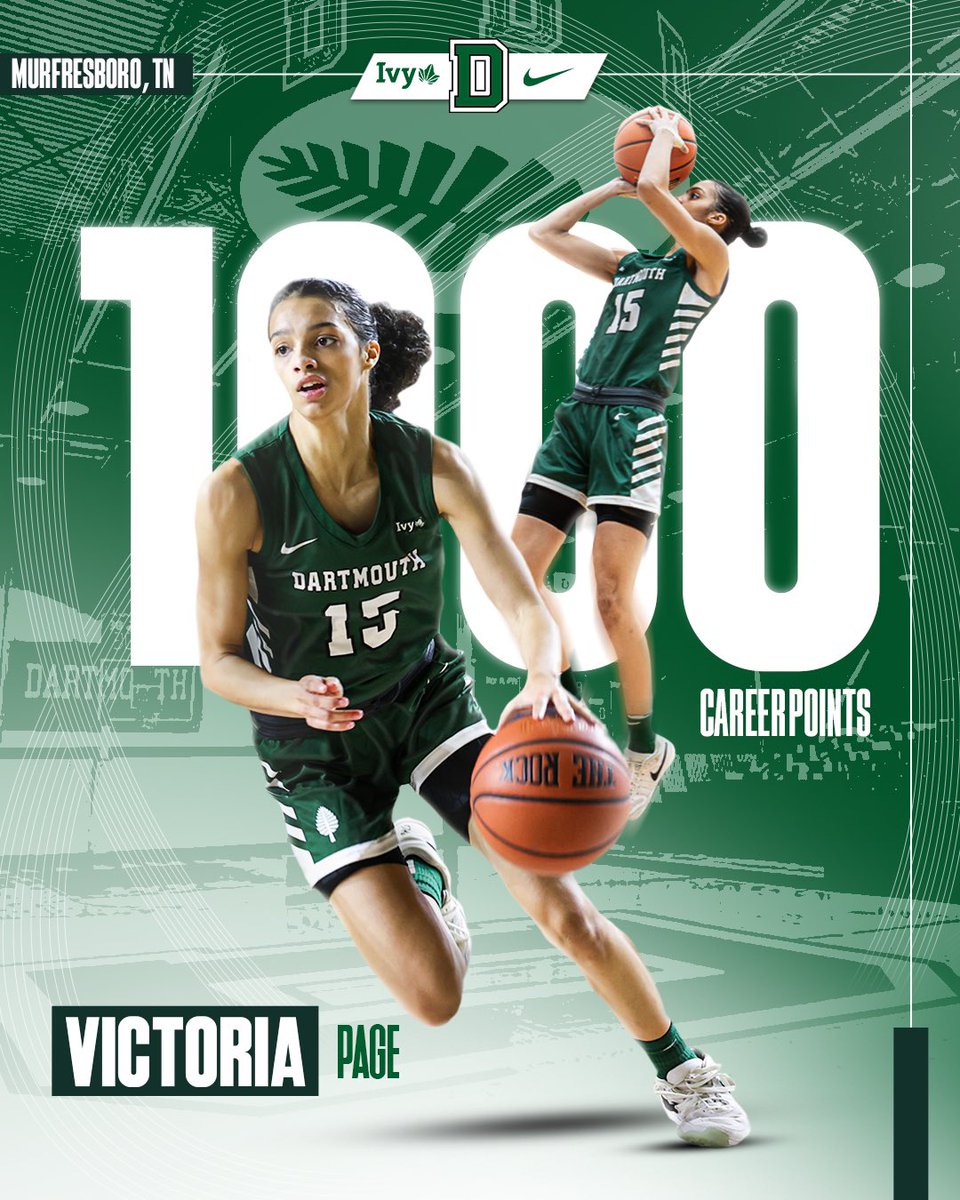 Dartmouth Women's Basketball (@dartmouthwbb) on Twitter photo Elite company for <a href="/victoriaapage/">victoria page</a>. One of 20 in program history to reach 1,000 career points!!!
#GoBigGreen | #TheFutureIsGreen | #YOURFutureIsGREEN🌲 Elite company for <a href="/victoriaapage/">victoria page</a>. One of 20 in program history to reach 1,000 career points!!!
#GoBigGreen | #TheFutureIsGreen | #YOURFutureIsGREEN🌲