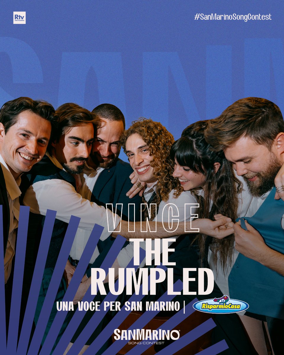 #SanMarinoSongContest I The Rumpled vincono il premio Una Voce per San Marino