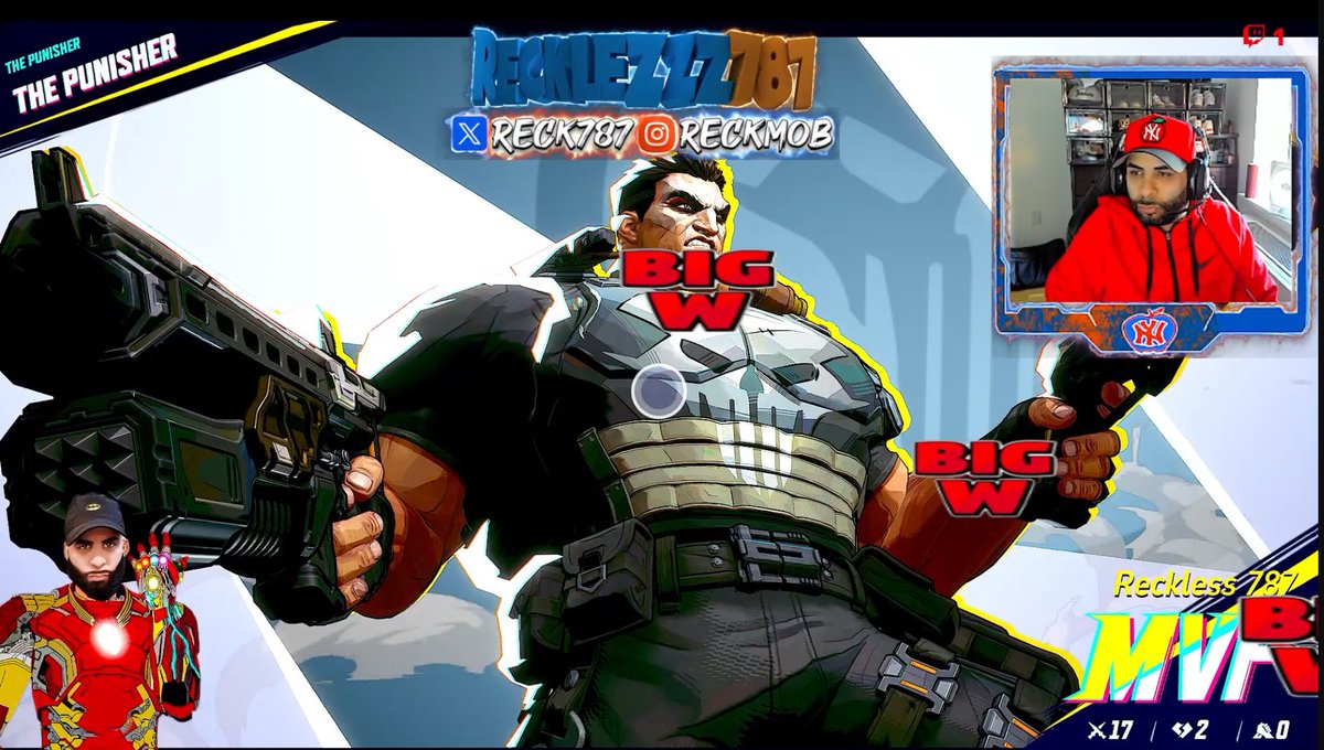 reck787's tweet image. Big MVP on #MarvelRivals with #thepunisher #marvels #PlayStation5 #console #gamer #livestream #live #stream #twitchgaming #twitchclips #stream #streaming #stewamer