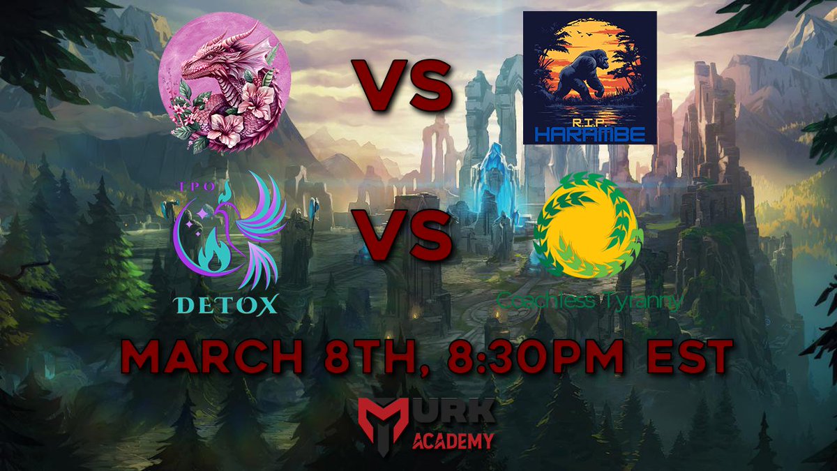 Livestreamed Double Feature today @ twitch.tv/murkesports !