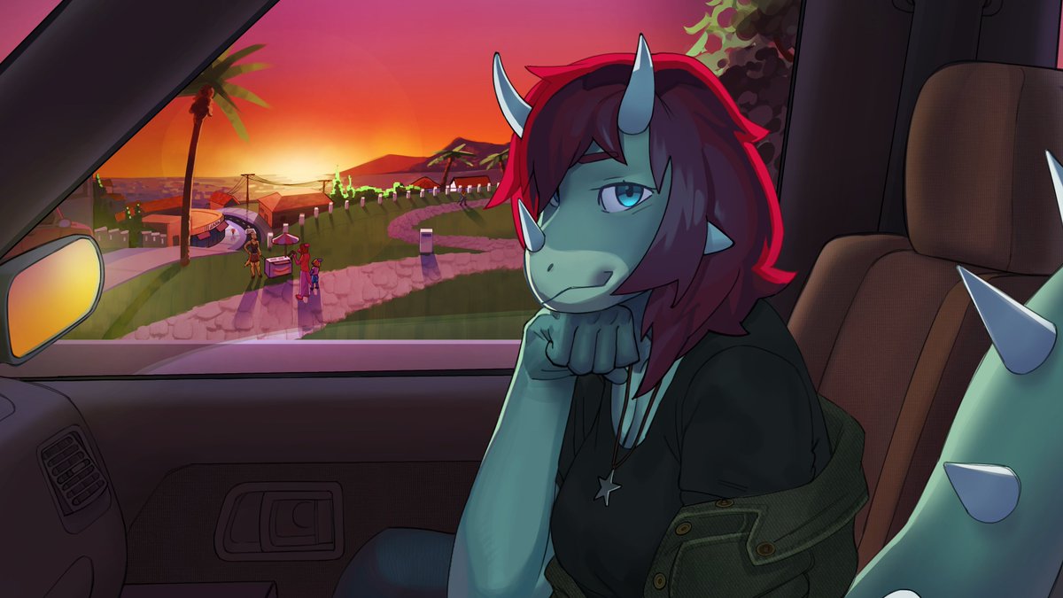 Mark0ut_'s tweet image. Two of my chums are working on a snoot game fanfic, so the commissioned me! I'm not much of a fanfic reader (or hell, a fan of reading at all) but I like their stuff! Give it a read:
archiveofourown.org/works/62891524…
#Snootgame #IWaniHugthatGator
Also, long time no see mr. social media ey?