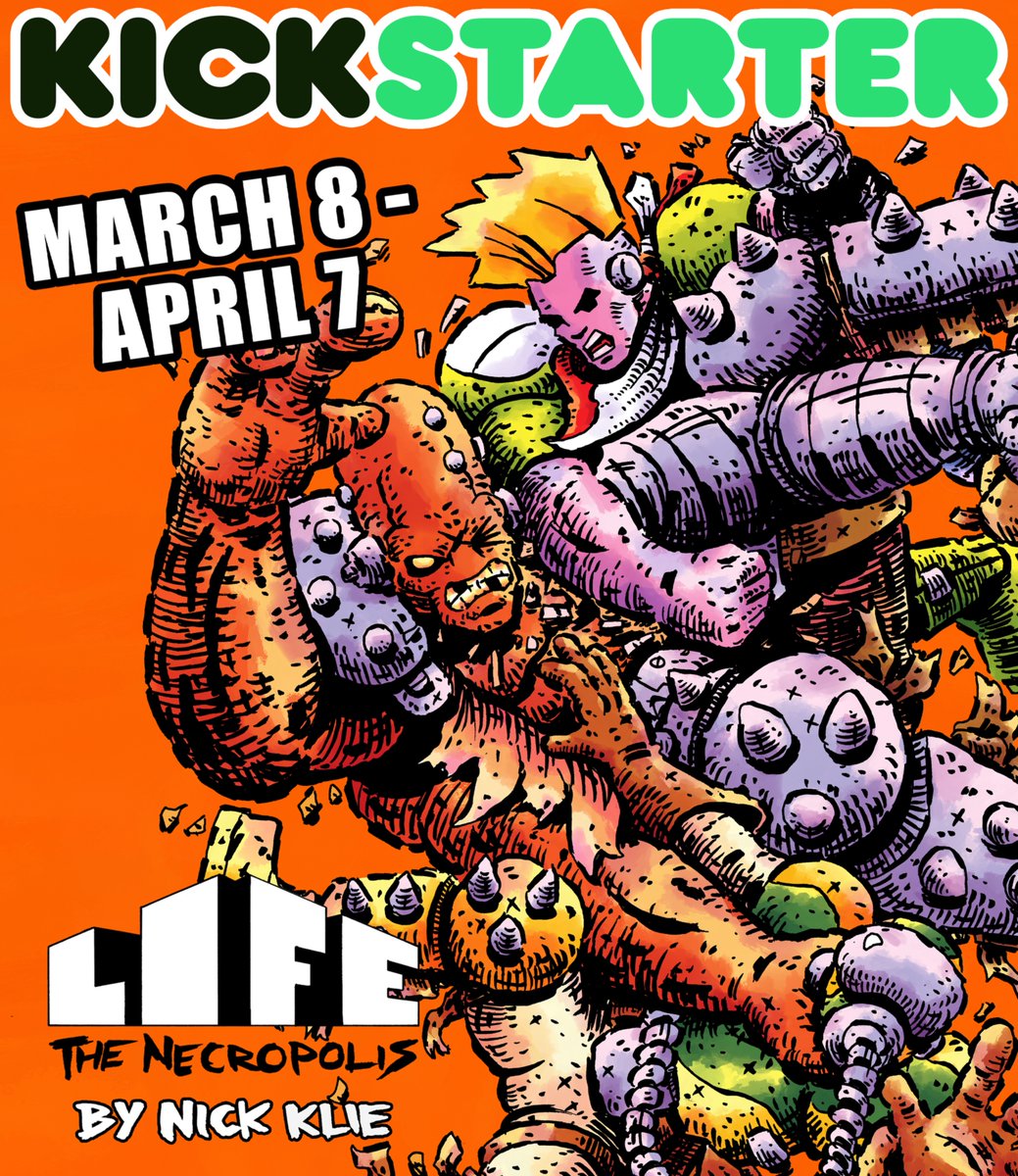 My first Kickstarter for my new printed comic book is live!  

Link in profile/comments!

March 8 to April 7. Comics, sketch covers, ink drawings, &amp; more. Please share, everything helps!

#DIYComicsHardcore #kamloops #scifiart #Comics #kickstarter #kickstartercomics #scifi