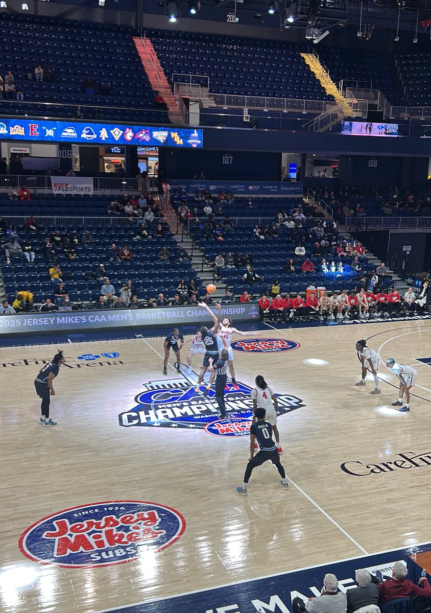 Karl Heiser (@kheisercbb) on Twitter photo Here at the 2025 CAA Tournament in D.C.!
My games for tonight:
๐ (10) Hampton vs. (7) Northeastern
๐ (11) Hofstra vs. (6) Monmouth
<a href="/JimmerRangePod/">Jimmer Range</a> Here at the 2025 CAA Tournament in D.C.!
My games for tonight:
๐ (10) Hampton vs. (7) Northeastern
๐ (11) Hofstra vs. (6) Monmouth
<a href="/JimmerRangePod/">Jimmer Range</a>