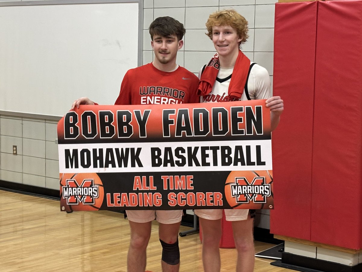 Lawrence County SportsNet (@lcsportsnet) on Twitter photo Bobby Fadden became Mohawkโs all-time leading scorer today! <a href="/BobbyFadden/">Bobby Fadden</a> is the third in the Fadden family (dad Rob and uncle Brian) to score 1000 career points at <a href="/AthleticsMohawk/">Mohawk Athletics</a> <a href="/MohawkBB/">Mohawk Warriors Boys Basketball</a> . Congrats, Bobby! Bobby Fadden became Mohawkโs all-time leading scorer today! <a href="/BobbyFadden/">Bobby Fadden</a> is the third in the Fadden family (dad Rob and uncle Brian) to score 1000 career points at <a href="/AthleticsMohawk/">Mohawk Athletics</a> <a href="/MohawkBB/">Mohawk Warriors Boys Basketball</a> . Congrats, Bobby!