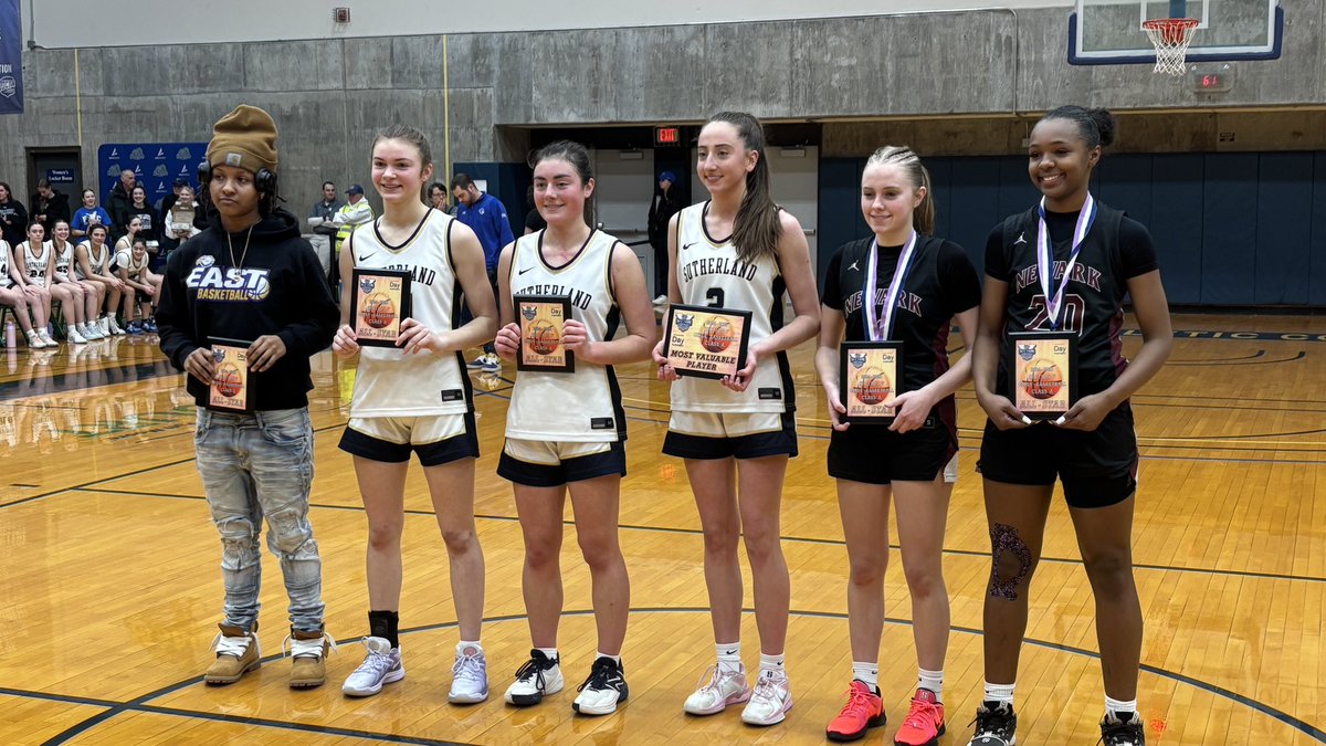 <a href="/DandC/">Democrat & Chronicle</a> <a href="/SecVGBasketball/">Section V Girls Basketball</a> <a href="/SutherlandBball/">Sutherland Girls Basketball</a> <a href="/NewarkAthletics/">Newark Athletics</a> Final in the <a href="/SecVGBasketball/">Section V Girls Basketball</a> Class A championship 

<a href="/SutherlandBball/">Sutherland Girls Basketball</a> defeats <a href="/NewarkAthletics/">Newark Athletics</a> 61-45.

It’s the Knights’ first title since 2014.

Lucy Bush is tournament MVP.