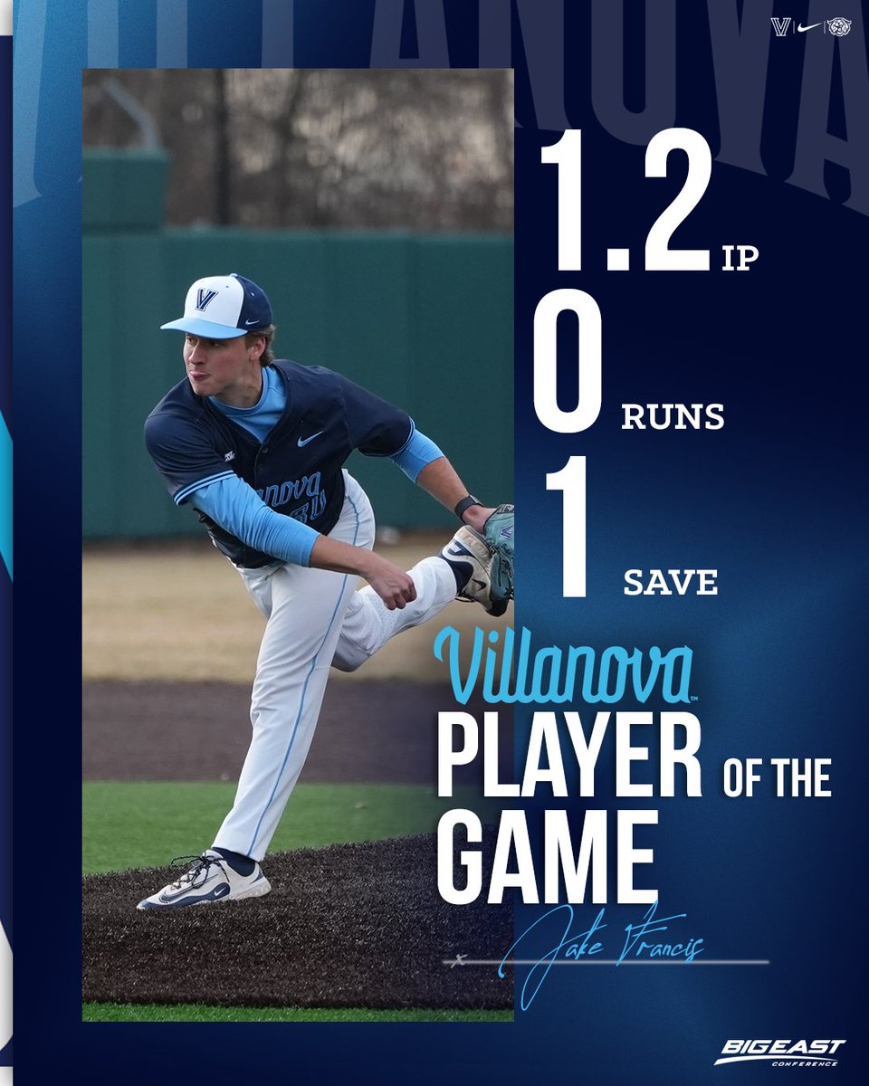 Franny came through in the clutch.
 
#FlyTheV #GoNova