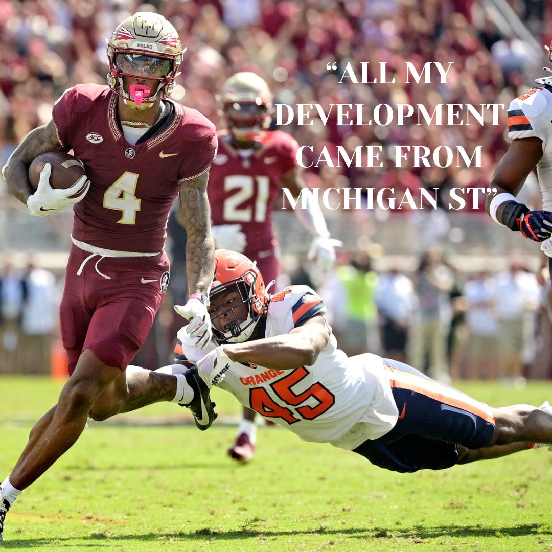 22Saturdays's tweet image. Top 100 “Ain’t Nothin Like College Football” Moments of the Year
#60- Keon Coleman convinces all WRs to decommit from Florida St