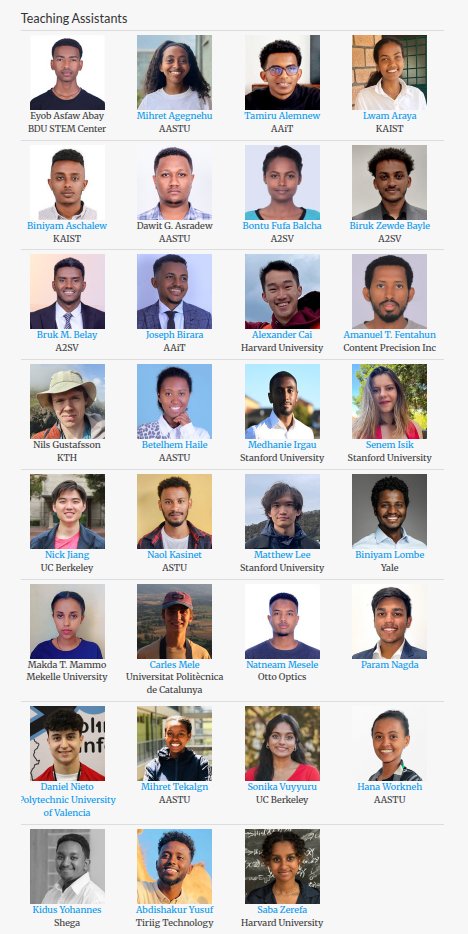 The AddisCoder 2025 teaching assistant team has been assembled!