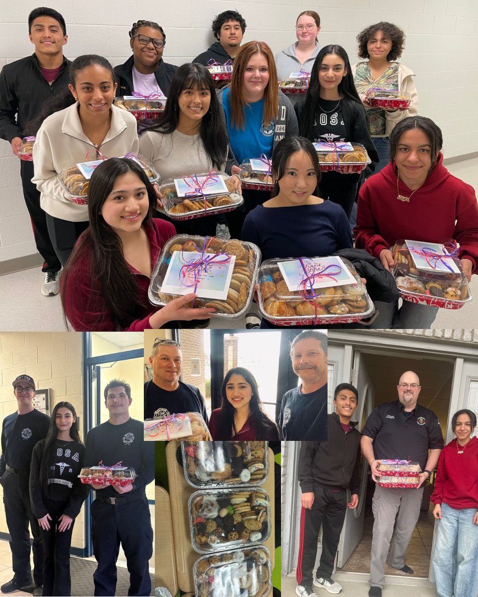 In honor of Mr. Jeremy and his incredible dedication to serving others, we passed out baked treats for our amazing first responders! 🍪❤️ #servelikesutton @tennesseehosa <a href="/stewartscreekhs/">Stewarts Creek High School</a> <a href="/RuCoCTE/">RuCo CTE</a>