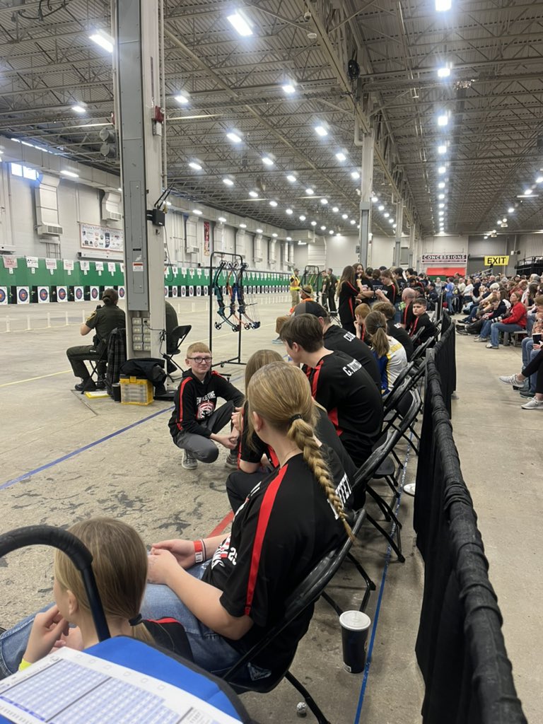 NPJH archery team scored 1516 in the 3D event (currently ranked 15th) &amp; 3075 in bullseye event (currently 22nd) Congrats to NPHS archers Liam Rittmeyer and Sam Busby on their State performances. 8 personal bests for NP on the day.  <a href="/VoelzJames/">New Palestine High School</a> <a href="/jessicaneill/">Jessica Neill</a> <a href="/NewPalCS/">New Palestine Community Schools</a>