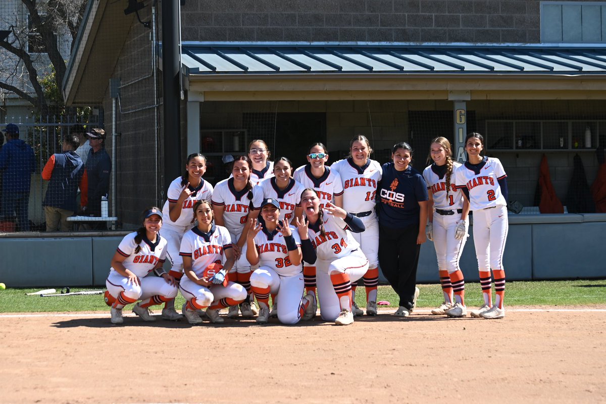 COS Athletics (@cosathletics) on Twitter photo #20 <a href="/COSGiantsSB/">COS Softball</a> beats #1 West Valley today in 5 innings, 10-2!
Congrats to our team and coaching staff! #GoGiants #20 <a href="/COSGiantsSB/">COS Softball</a> beats #1 West Valley today in 5 innings, 10-2!
Congrats to our team and coaching staff! #GoGiants