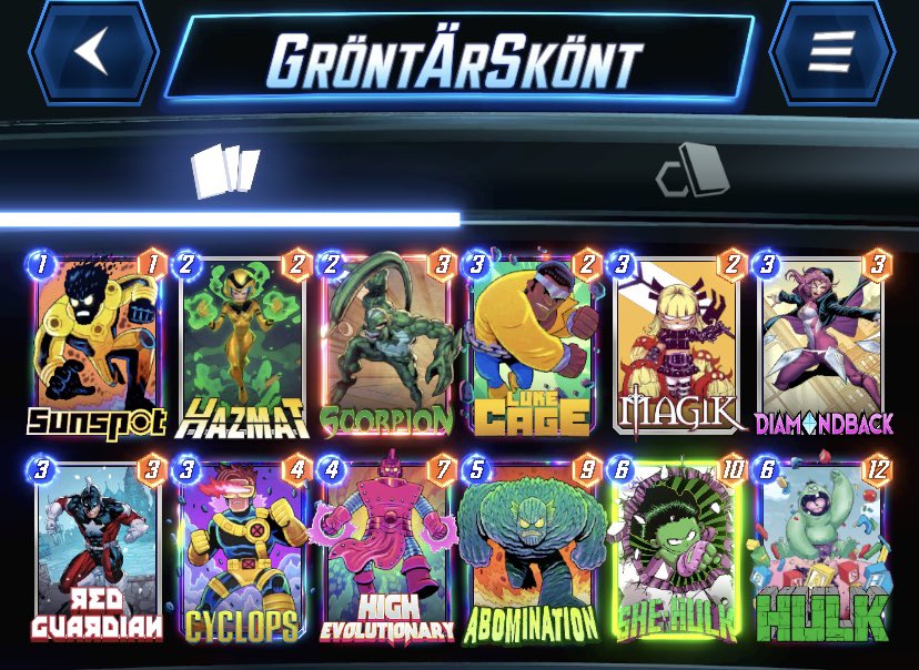 Got err dunn after grinding that frigin sanctum event. Pretty unconventional float deck. Fun and effective. <a href="/SnapDecks/">SnapDecks</a> <a href="/MARVELSNAP/">MARVEL SNAP</a>