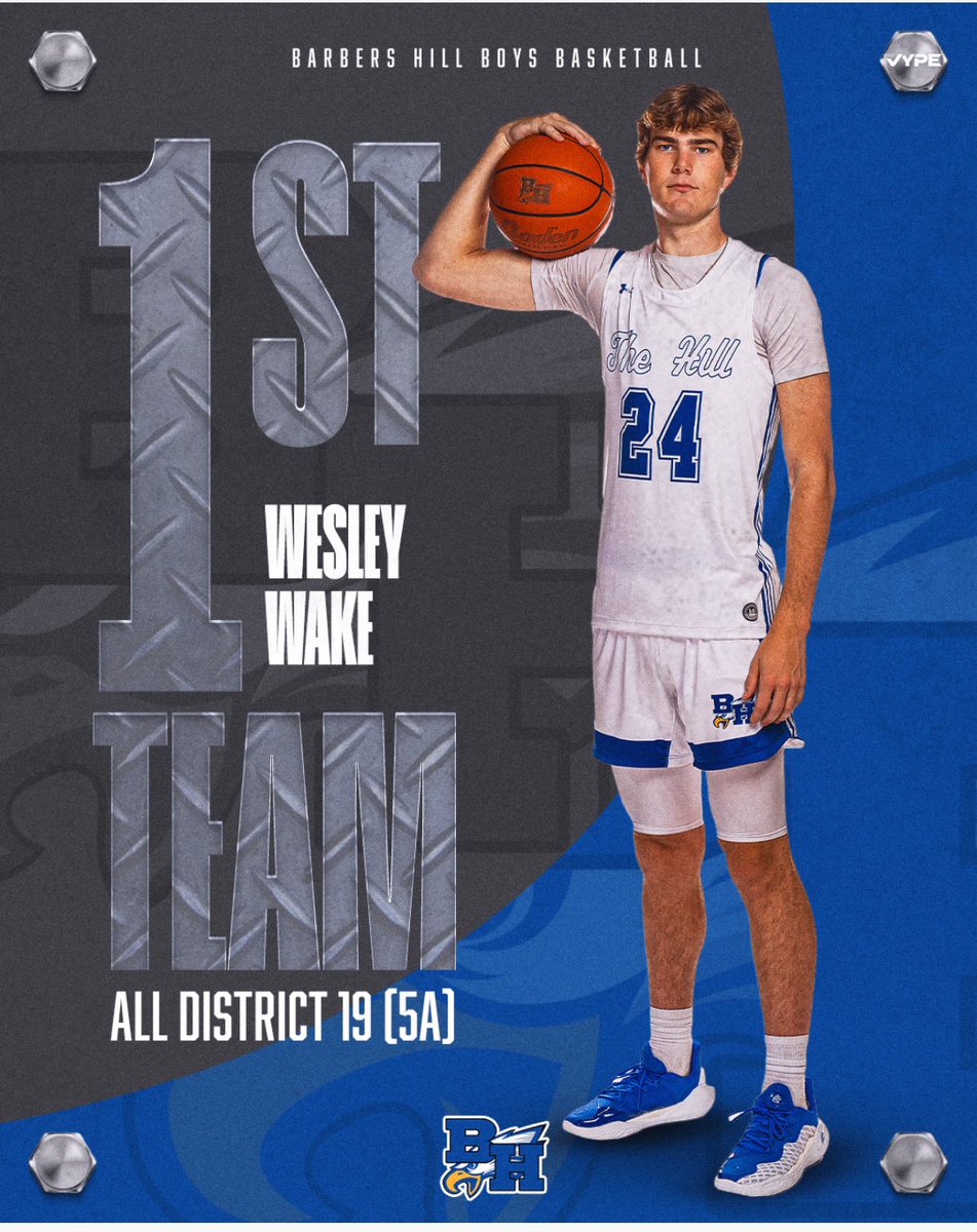 BH Eagle Basketball (@bheaglebball) on Twitter photo Congratulations <a href="/wesley_wake/">Wesley Wake</a> 1st Team All District! <a href="/BH_Athletics/">Barbers Hill Athletics</a> <a href="/BHISD/">Barbers Hill ISD</a> <a href="/hoopinsider/">Hoopinsider</a> <a href="/GHAHoops/">Greater Houston Area Hππps</a> Congratulations <a href="/wesley_wake/">Wesley Wake</a> 1st Team All District! <a href="/BH_Athletics/">Barbers Hill Athletics</a> <a href="/BHISD/">Barbers Hill ISD</a> <a href="/hoopinsider/">Hoopinsider</a> <a href="/GHAHoops/">Greater Houston Area Hππps</a>